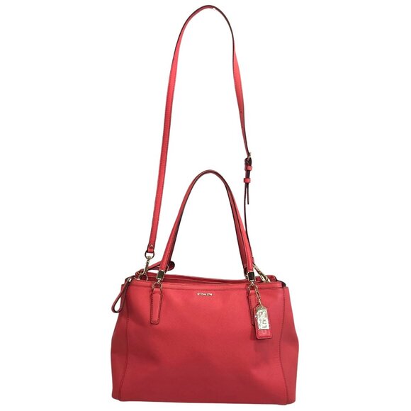 Coach Handbags - Coach 2013 Madison Christie Carryall No. K1320-29422 Red Crossbody Saffiano NWT